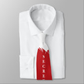 Secret Santa Christmas Neck Tie Krawatte (Gebunden)