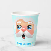 Secret Santa Christmas Party Pappbecher (Vorderseite)