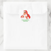 Secret Santa Christmas Sticker (Tasche)
