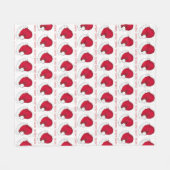 Secret Santa Claus Gift Red Christmas Weihnachten Fleecedecke (Vorderseite (Horizontal))