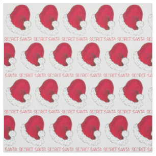 Secret Santa Claus Red Hat Weihnachten Weihnachten Stoff