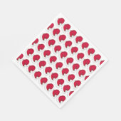 Secret Santa Claus Vater Weihnachts Red Hat Serviette (Ecke)