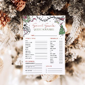 Secret Santa Co Worker Geschenkkarte Einladung