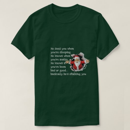Secret Santa - Ein MisterP-Shirt T-Shirt (Design vorne)