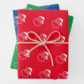 Secret Santa, eine eigene Farbverpackung für Papie Geschenkpapier Set (Beispiel)