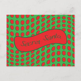 Secret Santa Feiertagspostkarte