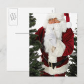 Secret Santa Feiertagspostkarte (Vorne/Hinten)