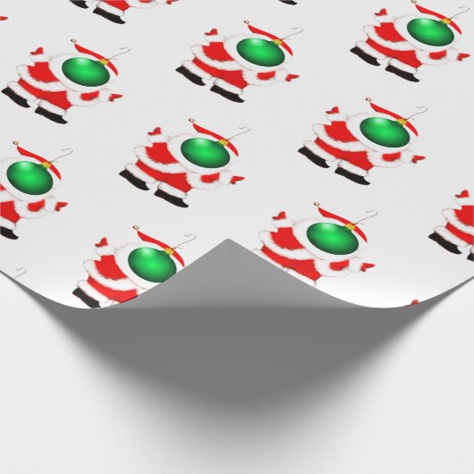 Secret Santa Geschenkpapier (Ecke)