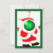 Secret Santa Gift Cards Einladung (Vorderseite)