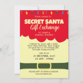 Secret Santa Gift Exchange Einladung (Vorderseite)