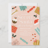Secret Santa Gift Exchange Feiertag Einladung (Vorderseite)