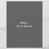 Secret Santa Gift Exchange Gray Xmas Event Party Flyer (Hinten)
