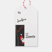 Secret Santa Gift Tag Geschenkanhänger (Rückseite)