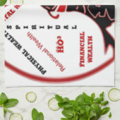 Secret Santa Gift - Wohlstand und Wohlstand Geschirrtuch (Gefaltet)