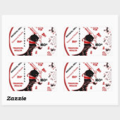 Secret Santa Gift - Wohlstand und Wohlstand Rechteckiger Aufkleber (Blatt)