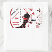 Secret Santa Gift - Wohlstand und Wohlstand Rechteckiger Aufkleber (Tasche)