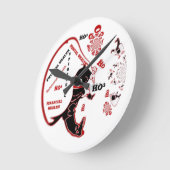 Secret Santa Gift - Wohlstand und Wohlstand Runde Wanduhr (Winkel)