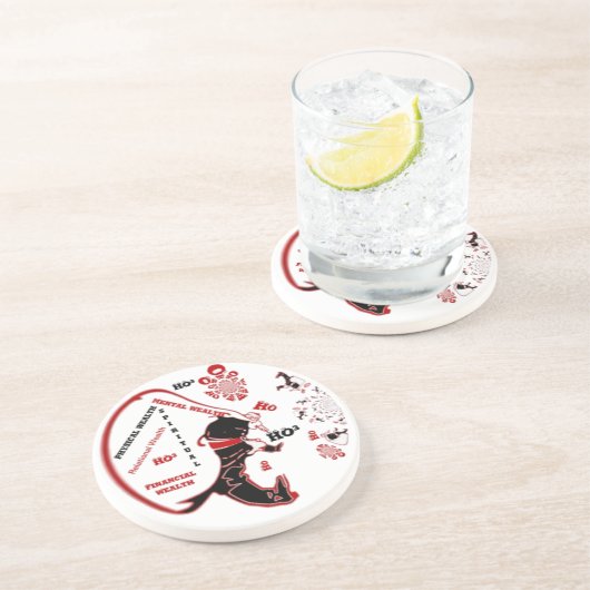 Secret Santa Gift - Wohlstand und Wohlstand Untersetzer (Seite)