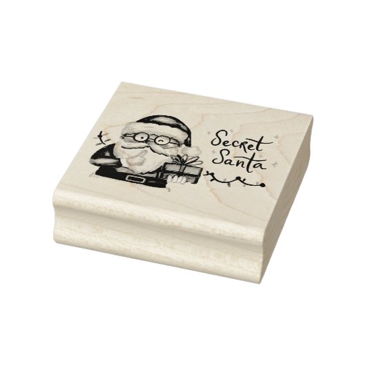 Secret Santa Gummistempel (Stempel)