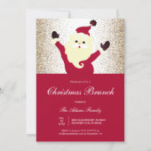 Secret Santa Jingles Funny HO Weihnachts-Party Einladung (Vorderseite)