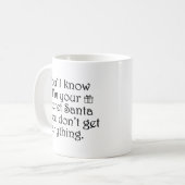 Secret Santa Kaffeetasse (Vorderseite Links)