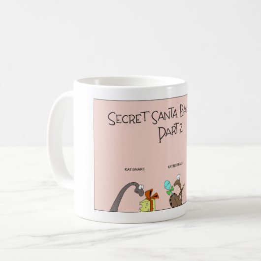 Secret Santa Kaffeetasse (Vorderseite Links)