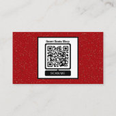 Secret Santa Name Card Visitenkarte (Rückseite)