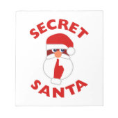 Secret Santa Notizblock (Vorderseite)