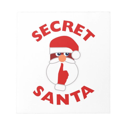 Secret Santa Notizblock (Vorderseite)