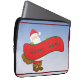 Secret Santa Pollyanna White Elephant Laptopschutzhülle (Vorne Rechts)