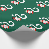 Secret Santa question mark Christmas  Geschenkpapier (Ecke)