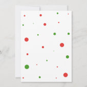 Secret Santa Reindeer Elf Kinder Weihnachts-Party Einladung (Rückseite)