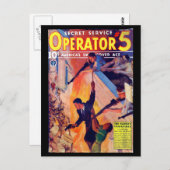 Secret Service Operator 5 - Nov-Dec 1937a_Pulp Art Postkarte (Vorne/Hinten)