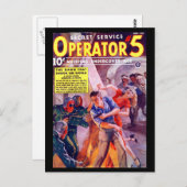 Secret Service Operator 5 - Nov-Dec 1938a_Pulp Art Postkarte (Vorne/Hinten)
