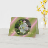 Secret Sister Apple Bloom Card - anpassen Karte (Gelbe Blume)