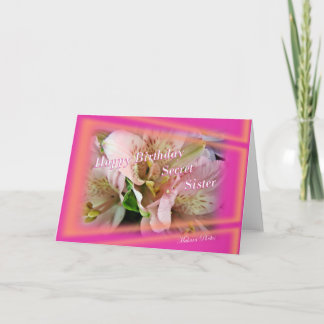 Secret Sister Geburtstagskarte Karte
