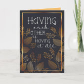 Secret Sister Happy Anniversary Karte (Vorderseite)