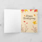 Secret Sister Happy Thanksgiving Karte (Innenseite)