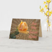 Secret Sister-individuelles Gefühl Karte (Gelbe Blume)