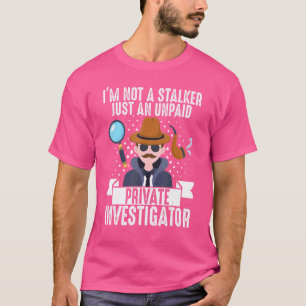 Secret Spy Private Eye Crimescene Ermittler I T-Shirt