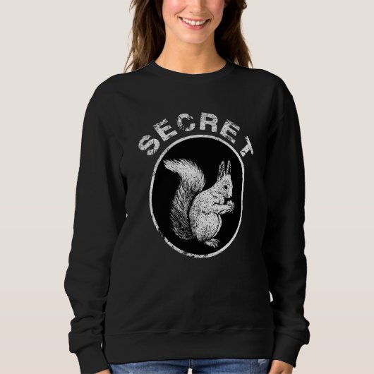 Secret Squirrel Animal Vintag Zookeeper Sweatshirt (Vorderseite)