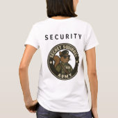 SECRET SQUIRREL ARMY (SECURITY) T-Shirt (Rückseite)