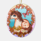 Secret Unicorn Keramik Ornament (Links)