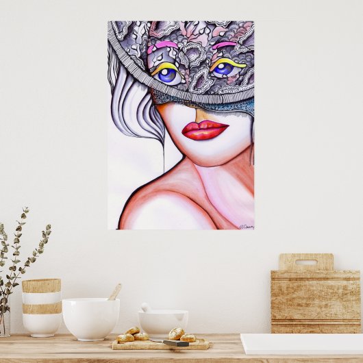 Secret Veil Poster (Küche)