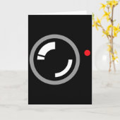 Secret Video Recording Funny Cameraman Halloween C Karte (Gelbe Blume)