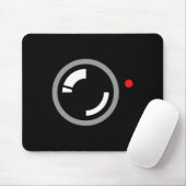 Secret Video Recording Funny Cameraman Halloween C Mousepad (Mit Mouse)