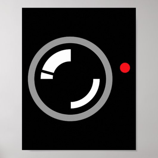 Secret Video Recording Funny Cameraman Halloween C Poster (Vorne)