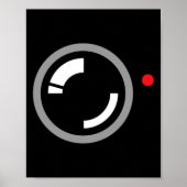 Secret Video Recording Funny Cameraman Halloween C Poster (Vorne)