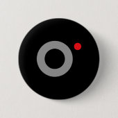 Secret Video Recording Funny Secret Agent Hallowee Button (Vorderseite)