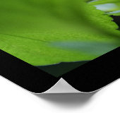 Secret Violet Floral Fotoster Poster (Ecke)